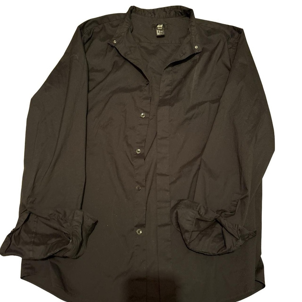 H&M Men's Black Dress Shirt